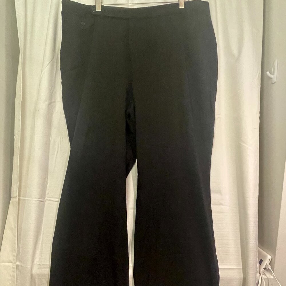 PA7024- Lauren Ralph Lauren Wool‑Blend Dress Pants  Made in USA  Women’s 18W